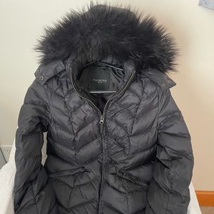 Talbots Black Coat Size Small